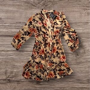 Boston Proper Vibrant Floral Dress